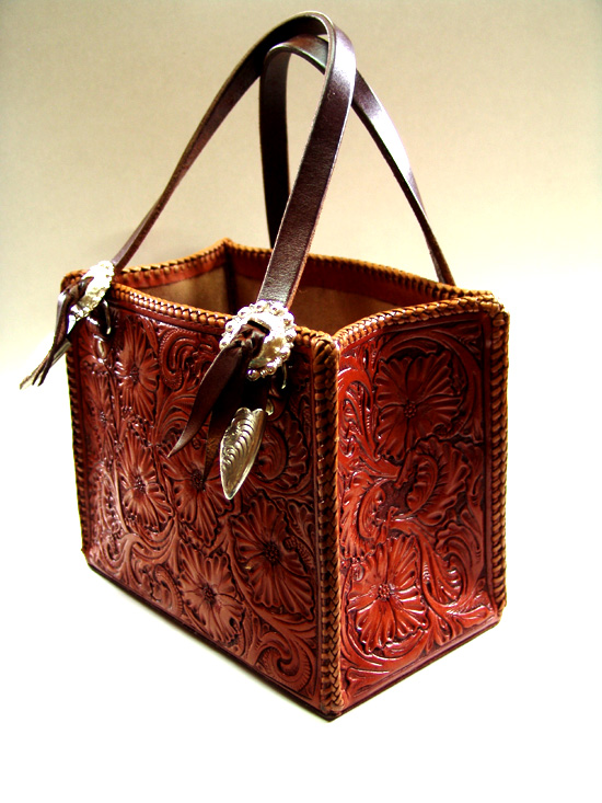 Tooled Leather Hand Bags